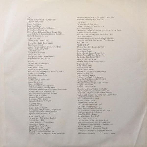 Barbra Streisand - Guilty (Vinyl, LP, Album)