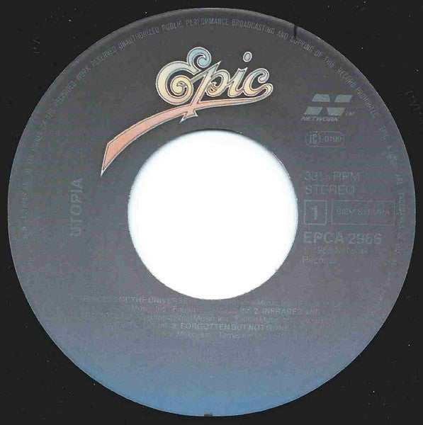 Utopia (5) - Utopia (Vinyl, Vinyl, LP, Album, 7", 33 ⅓ RPM, EP) Very Good Plus (VG+) / Very Good Plus (VG+)