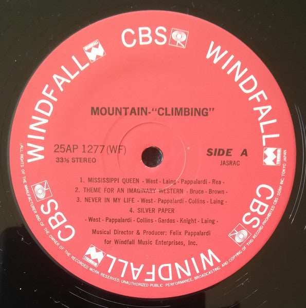 Mountain - Climbing! (Vinyl, LP, Album, Reissue) Near Mint (NM or M-) / Very Good Plus (VG+)