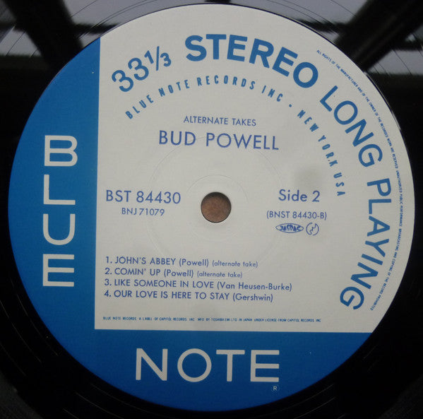 Bud Powell - Alternate Takes (Vinyl, LP, Compilation, Stereo, Mono) Very Good Plus (VG+) / Near Mint (NM or M-)