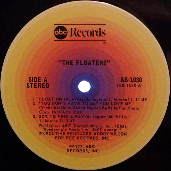 The Floaters - The Floaters (Vinyl, LP, Album, Stereo) Very Good (VG) / Good Plus (G+)