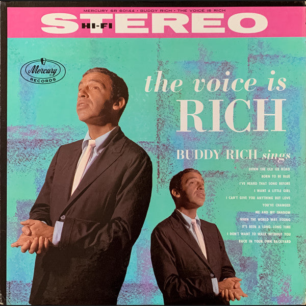 Buddy Rich - The Voice Is Rich (Vinyl, LP, Album, Stereo) Very Good Plus (VG+) / Very Good Plus (VG+)