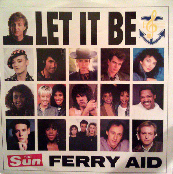 Ferry Aid - Let It Be (Vinyl, 12", 45 RPM, Single) Very Good (VG) / Very Good (VG)