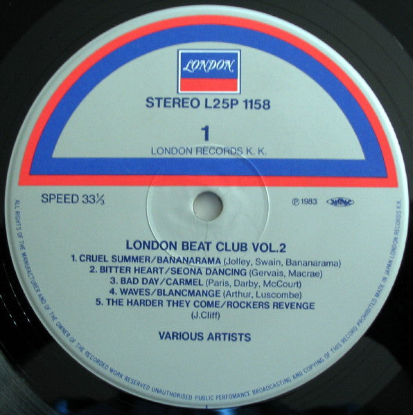 Various - London Beat Club Vol.2 -The Sound Of Young London (Vinyl, LP, Compilation) Very Good Plus (VG+) / Very Good Plus (VG+)