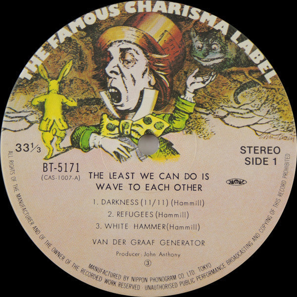 Van Der Graaf Generator - The Least We Can Do Is Wave To Each Other...
