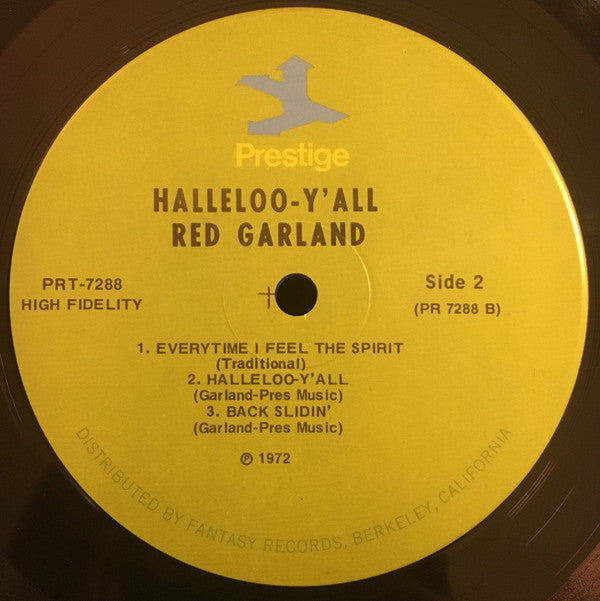 Red Garland - Halleloo-Y'-All (Vinyl, LP, Album, Reissue, Stereo) Very Good (VG) / Very Good (VG)