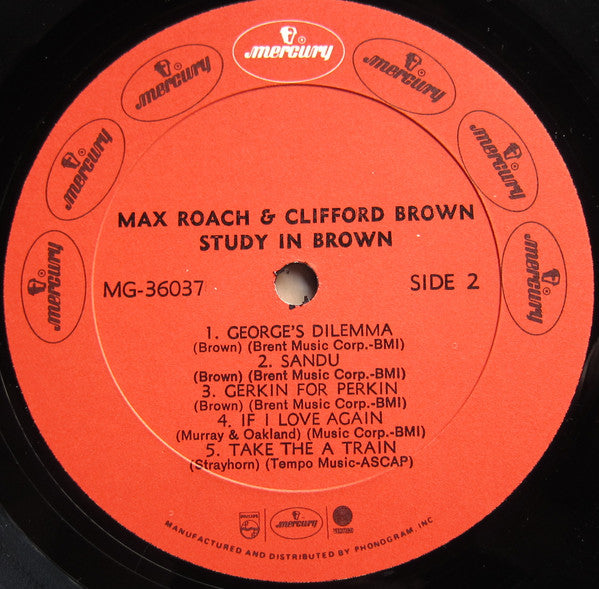 Clifford Brown And Max Roach - Study In Brown (Vinyl, LP, Album, Re...