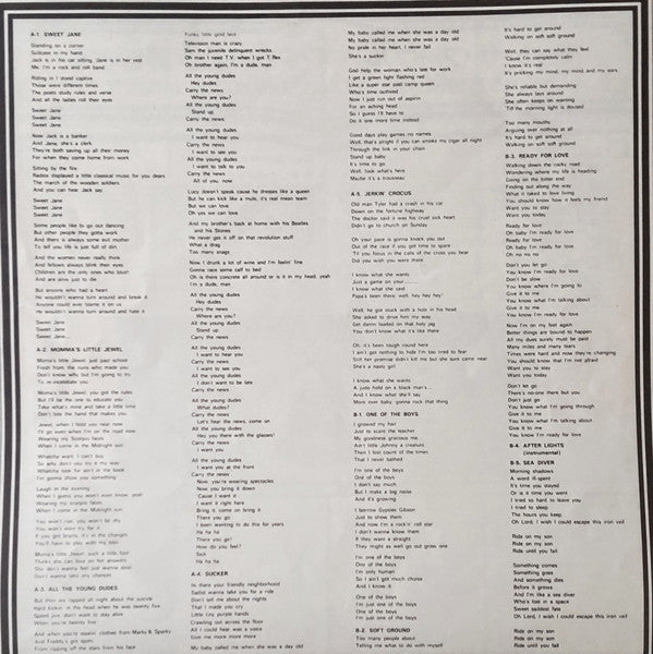Mott The Hoople - All The Young Dudes (Vinyl, LP, Album, Reissue) Very Good (VG) / Good Plus (G+)