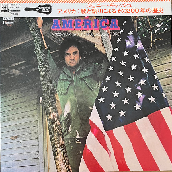 Johnny Cash - America: A 200 Year Salute In Story And Song (Vinyl, LP, Album) Near Mint (NM or M-) / Very Good Plus (VG+)