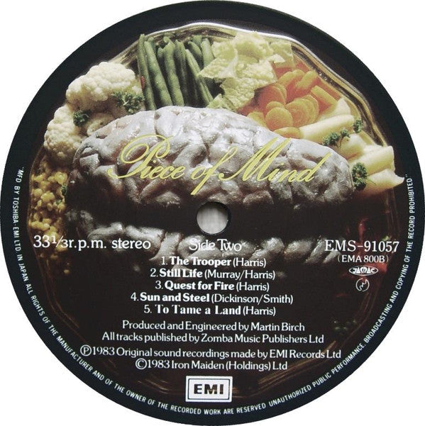 Iron Maiden - Piece Of Mind (Vinyl, LP, Album, Limited Edition)