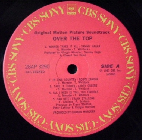 Various - Over The Top (Original Motion Picture Soundtrack) (Vinyl,...