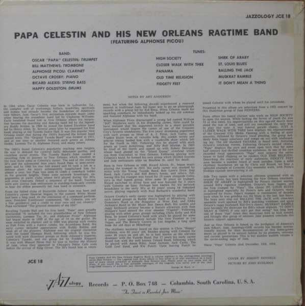 Papa Celestin And His New Orleans Ragtime Band - Papa Celestin And His New Orleans Ragtime Band (Vinyl, LP, Album) Very Good (VG) / Very Good Plus (VG+)