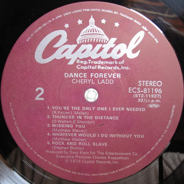 Cheryl Ladd - Dance Forever (Vinyl, LP, Album)