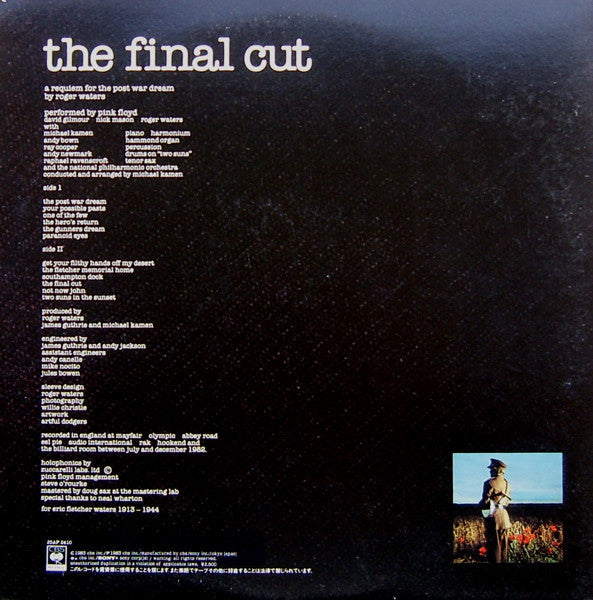Pink Floyd - The Final Cut (Vinyl, LP, Album)