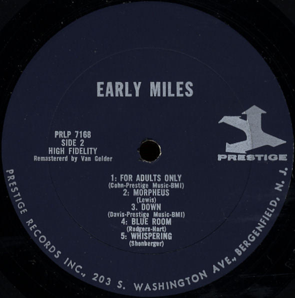 Miles Davis - Early Miles (Vinyl, LP, Compilation, Reissue, Remastered, Mono) Very Good Plus (VG+) / Very Good Plus (VG+)
