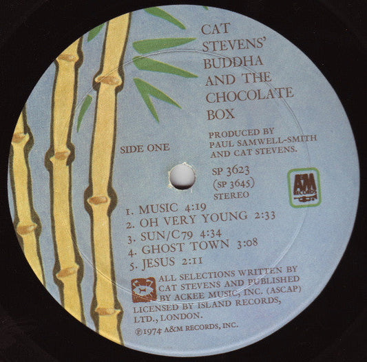 Cat Stevens - Buddha And The Chocolate Box (Vinyl, LP, Album, Stereo) Very Good Plus (VG+) / Good Plus (G+)