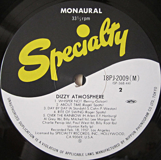 Al Grey - Dizzy Atmosphere (Vinyl, LP, Album, Reissue, Mono) Very Good (VG) / Very Good (VG)