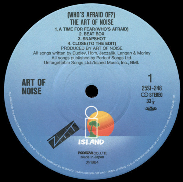 The Art Of Noise - (Who's Afraid Of?) The Art Of Noise! ​​(Vinyl, LP, Album) Very Good Plus (VG+) / Very Good (VG)
