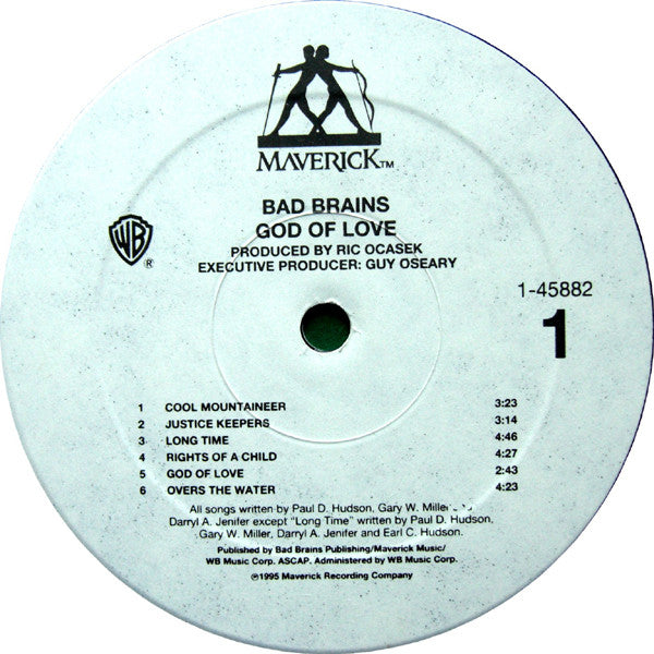 Bad Brains - God Of Love (Vinyl, LP, Album) Near Mint (NM or M-) / Near Mint (NM or M-)