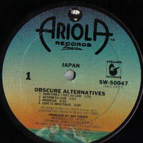 Japan - Obscure Alternatives (Vinyl, LP, Album)