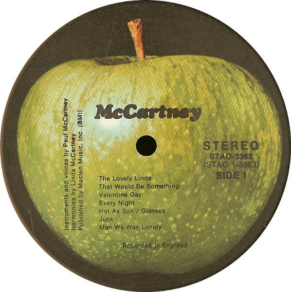 Paul McCartney - McCartney (Vinyl, LP, Album, Stereo) Good Plus (G+) / Very Good (VG)