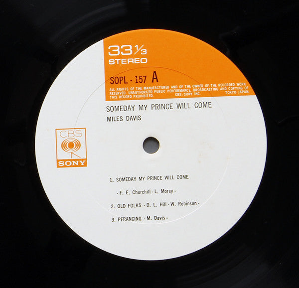 The Miles Davis Sextet - Someday My Prince Will Come (Vinyl, LP, Al...