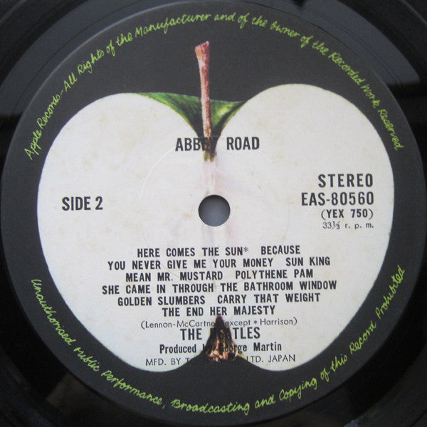 The Beatles - Abbey Road = アビイ・ロード (Vinyl, LP, Album, Reissue, Stereo)