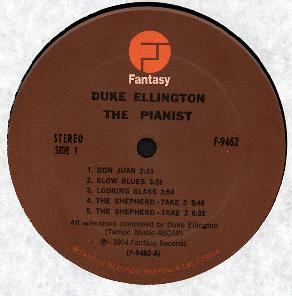Duke Ellington - The Pianist (Vinyl, LP, Album) Very Good (VG) / Very Good (VG)