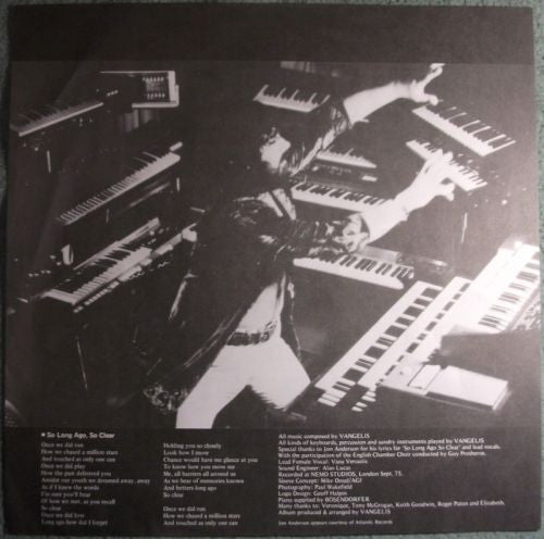 Vangelis - Heaven And Hell (Vinyl, LP, Album, Reissue) Very Good Plus (VG+) / Very Good Plus (VG+)