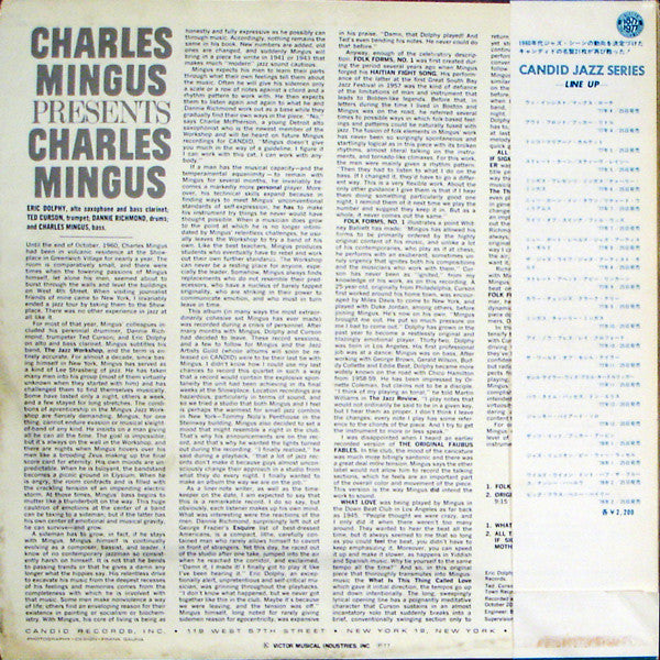 Charles Mingus - Presents Charles Mingus (Vinyl, LP, Album, Stereo,...