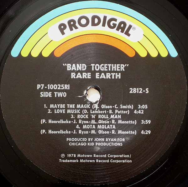 Rare Earth - Band Together (Vinyl, LP, Album, Stereo) Very Good Plus (VG+) / Good Plus (G+)