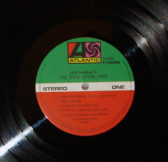 Jan Hammer - The First Seven Days (Vinyl, LP, Album) Very Good (VG) / Very Good (VG)