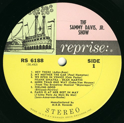 Sammy Davis Jr. - The Sammy Davis Jr. Show With Surprise Guest Stars (Vinyl, LP, Album, Stereo) Very Good Plus (VG+) / Good Plus (G+)