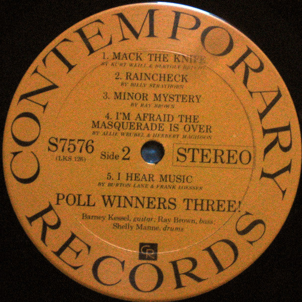 Barney Kessel - Poll Winners Three! (Vinyl, LP, Album, Reissue, Ste...