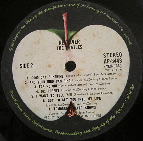 The Beatles - Revolver (Vinyl, LP, Album, Reissue, Stereo)