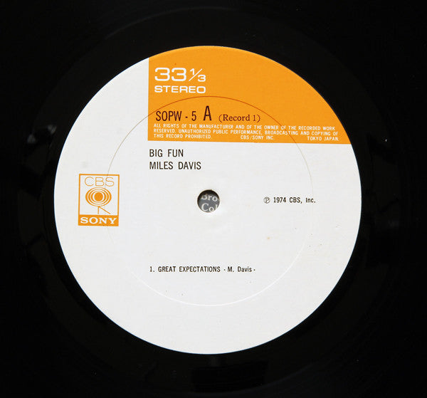 Miles Davis - Big Fun (Vinyl, LP, Album)