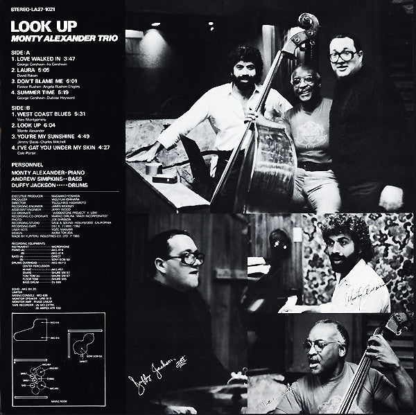 The Monty Alexander Trio - Look Up (Vinyl, LP, Album) Very Good Plus (VG+) / Very Good Plus (VG+)