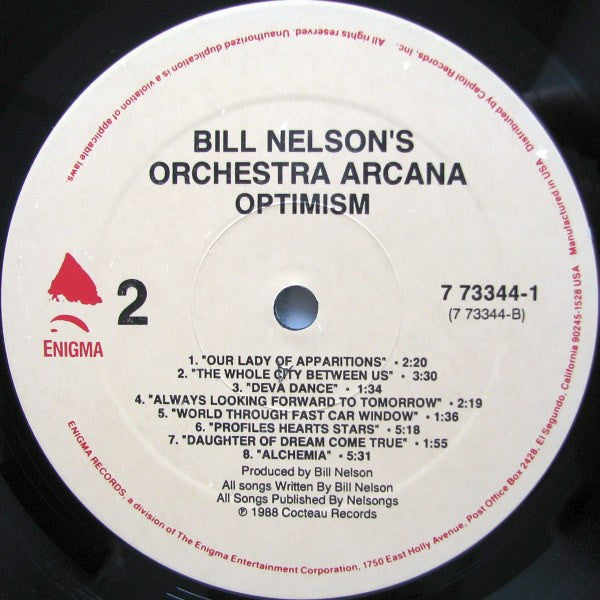 Orchestra Arcana - Optimism (Vinyl, LP, Album) Very Good (VG) / Very Good Plus (VG+)