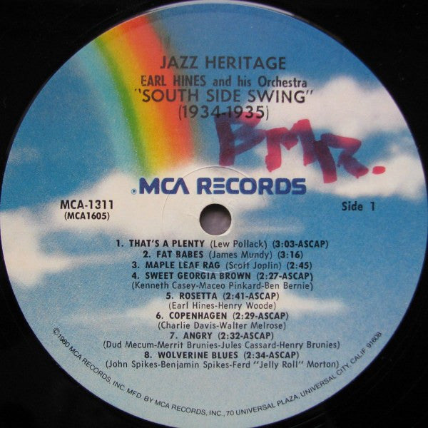 Earl Hines And His Orchestra - South Side Swing (1934-1935) (Vinyl, LP, Compilation) Very Good (VG) / Very Good (VG)