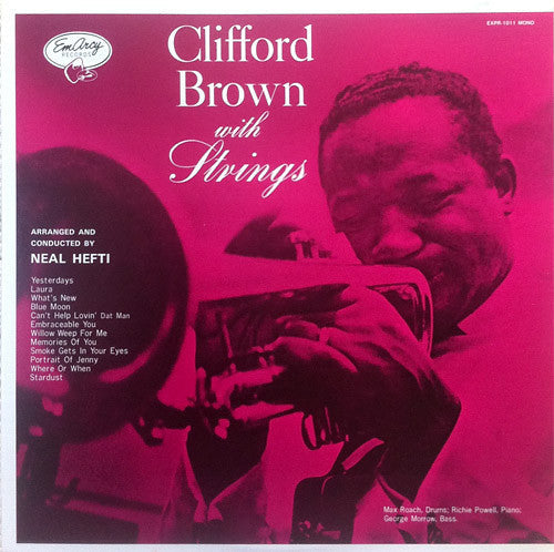 Clifford Brown - Clifford Brown With Strings (Vinyl, LP, Album, Reissue, Mono) Very Good Plus (VG+) / Very Good (VG)