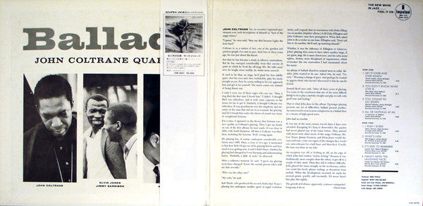 The John Coltrane Quartet - Ballads (Vinyl, LP, Album, Reissue, Ste...