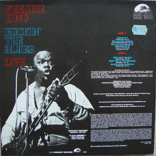 Freddie King - Rockin' The Blues - Live! (Vinyl, LP, Album, Reissue, Repress) Very Good (VG) / Very Good Plus (VG+)