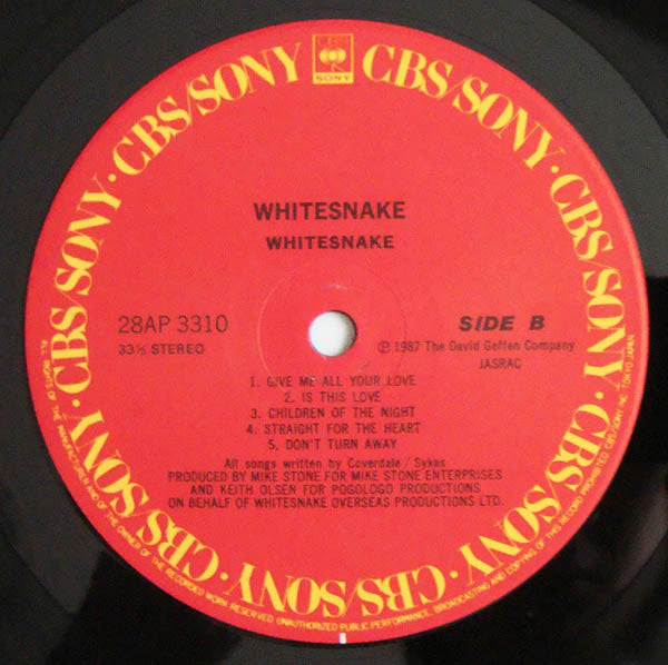 Whitesnake - Whitesnake (Vinyl, LP, Album)