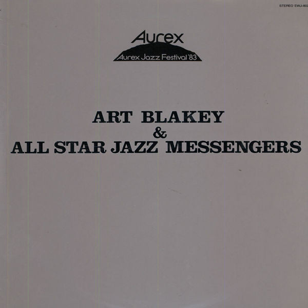 Art Blakey & The Jazz Messengers - Aurex Jazz Festival '83 (Vinyl, ...