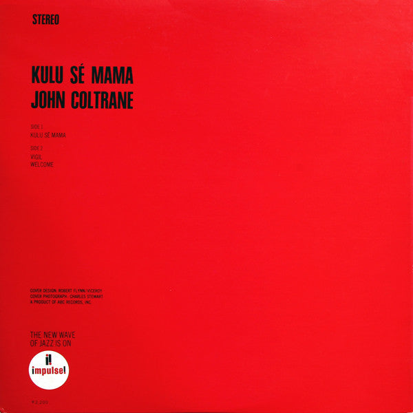 John Coltrane - Kulu Sé Mama (Vinyl, LP, Album, Reissue)