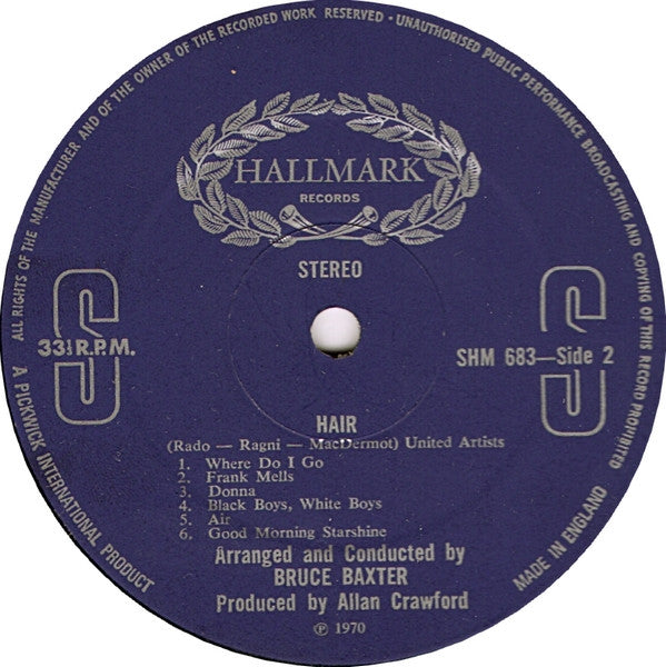 Various - Haïr (An Exciting New Recording Of The Tribal Rock Musical) (Vinyl, LP, Stereo) Good Plus (G+) / Good Plus (G+)