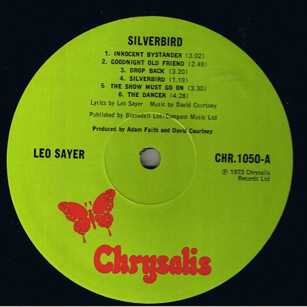 Leo Sayer - Silverbird (Vinyl, LP, Album) Very Good (VG) / Very Good (VG)