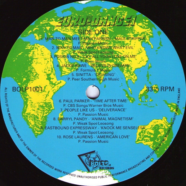 Various - Euro-Dance 1 (Vinyl, LP, Compilation, Partially Mixed) Very Good (VG) / Very Good Plus (VG+)