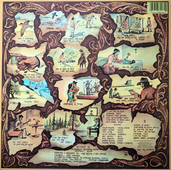 Willie Nelson - Tougher Than Leather (Vinyl, LP, Album) Very Good Plus (VG+) / Very Good Plus (VG+)