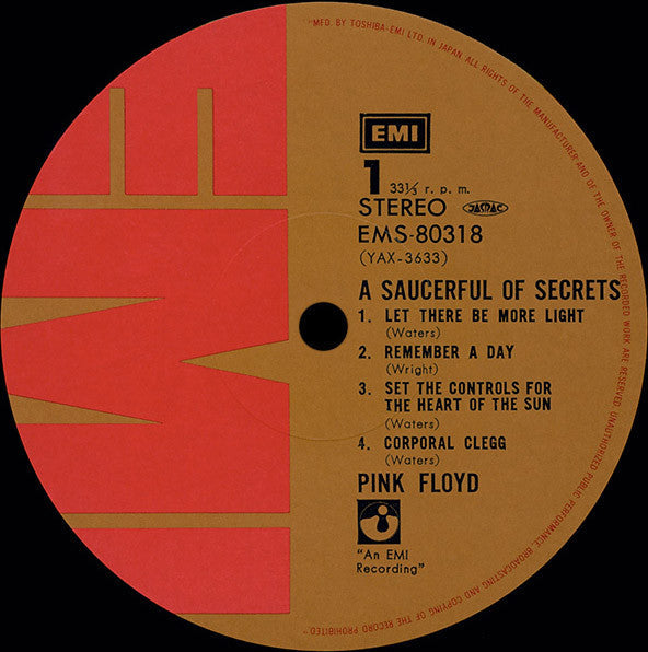 Pink Floyd - A Saucerful Of Secrets (Vinyl, LP, Album, Reissue, Ste...